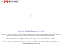 Tablet Screenshot of bendweld.com